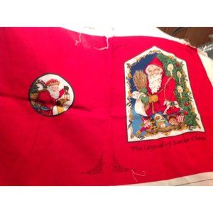 Craft Kit Father Christmas The Legend of Santa Claus Book Fabric with Instructio